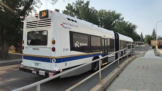 Onboard Regina Transit 2021 NovaBUS LFS Artic HEV #2100 (Ex NovaBUS Demo)