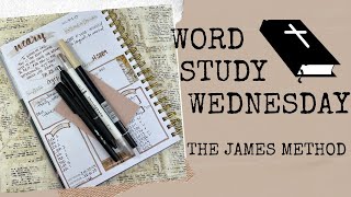 Word Study Wednesday - Weary - The James Method #wordstudy