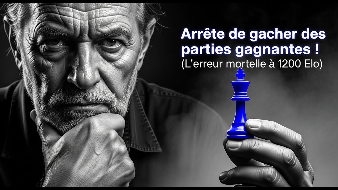 Arrête de gâcher des parties gagnantes ! (L'erreur mortelle à 1200 Elo)