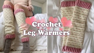 Crochet Leg Warmers Tutorial