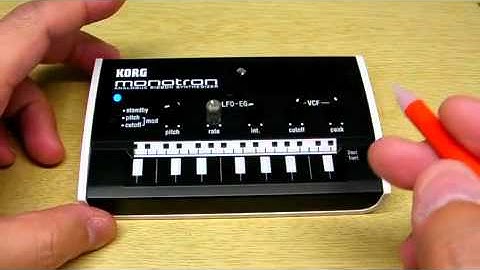 KORG monotron, demo of two octave function.mp4