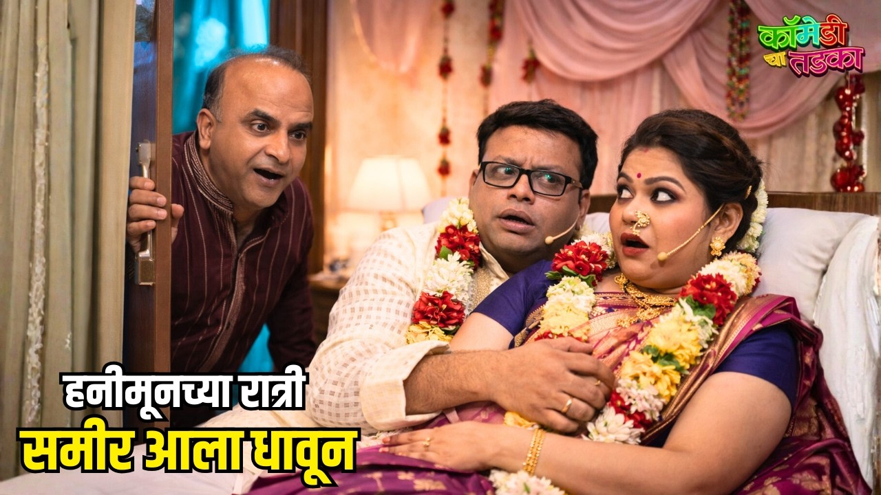 हनीमूनच्या रात्री समीर आला धावून | महाराष्ट्राची हास्यजत्रा | Marathi Comedy Show