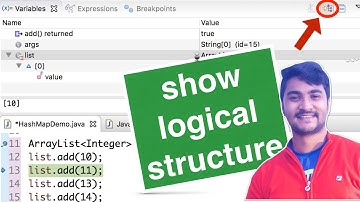[ECLIPSE] Debug Collections effectively | Show logical structure | HashMap | ArrayList