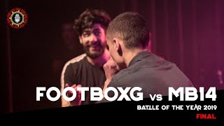 FOOTBOXG vs MB14 | FINAL BOTY beatbox battle 2019