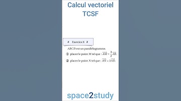 Exercice 8   série 5   Calcul vectoriel   TCSF   Maths