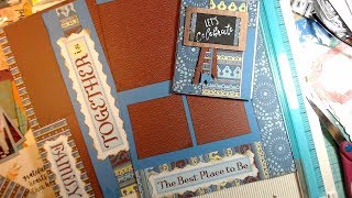 #5 Shrink it!! from 12x12 down to 8.5x11 scrapbook layouts + Bonus card