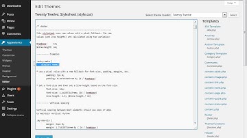 Wordpress# Remove "This entry was post..." in WordPress Twenty Twelve