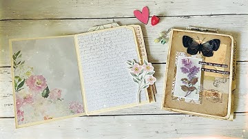 Make a Mini Album Out of a File Folder! (No Scoring)