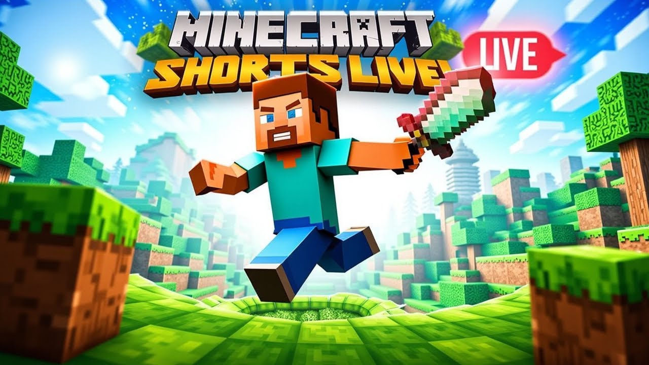 MINECRAFT LIVE STREAMING NEW SERVER SHORTS LIVE - YouTube