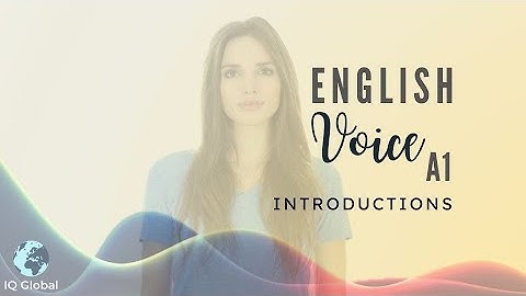 English Greetings and Introductions | Beginner Vocabulary | A1 Level