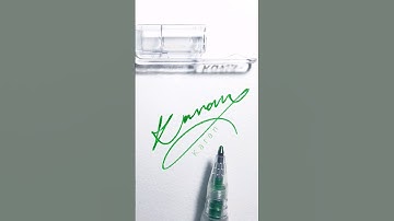 Creating Signature, but in 5 sec! Satisfying! #art #calligraphy #satisfying #signature