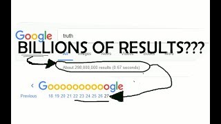Google Shows BILLION Results Found When I Search, WHERE THE HELL ARE THEY??!!??