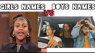 Girls Names Vs Boys Names | Funny Video | Meme | #funnyvideo #memes