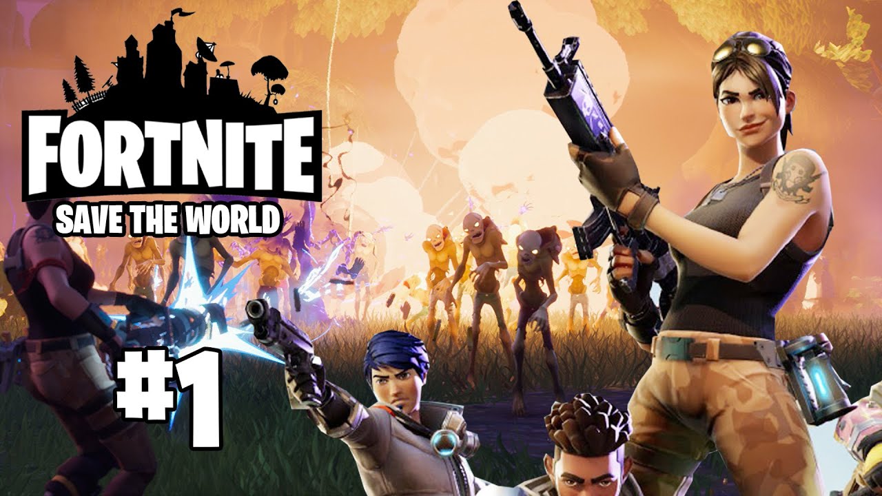 Fortnite Save The World Gameplay Walkthrough Part 1 Stonewood