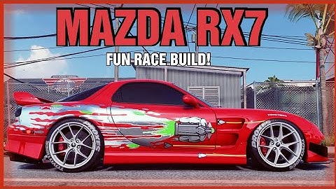 MAZDA RX7 ENGINE SWAPPED RACE BUILD! NEED FOR SPEED HEAT