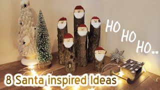 8 DIY Santa inspired Craft Ideas . Easy & Awesome