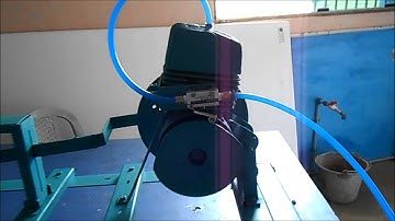 MECHANICAL ENGG PROJECT AIR ENGINE POWER  HACKSAW MACHINE UPDATED HI-TECH RESEARCH FOUNDATION