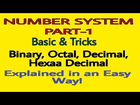 Computer Number Systems/Decimal to Binary Conversion/Decimal to Other Base/Easy Way/Trick /NR_Techno