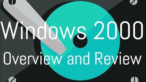 Windows 2000 Install Tutorial