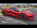 2021 c8 corvette stingray red mist metallic tintcoat walk around