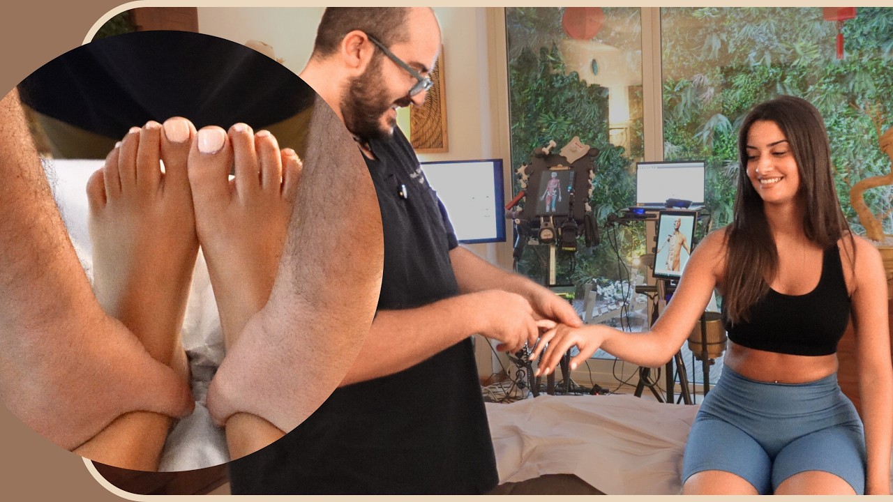 FEET DISMETRY: I Cracked HER from Head to Toe Improving Posture *Manual Chiropractic Crunch Relief*