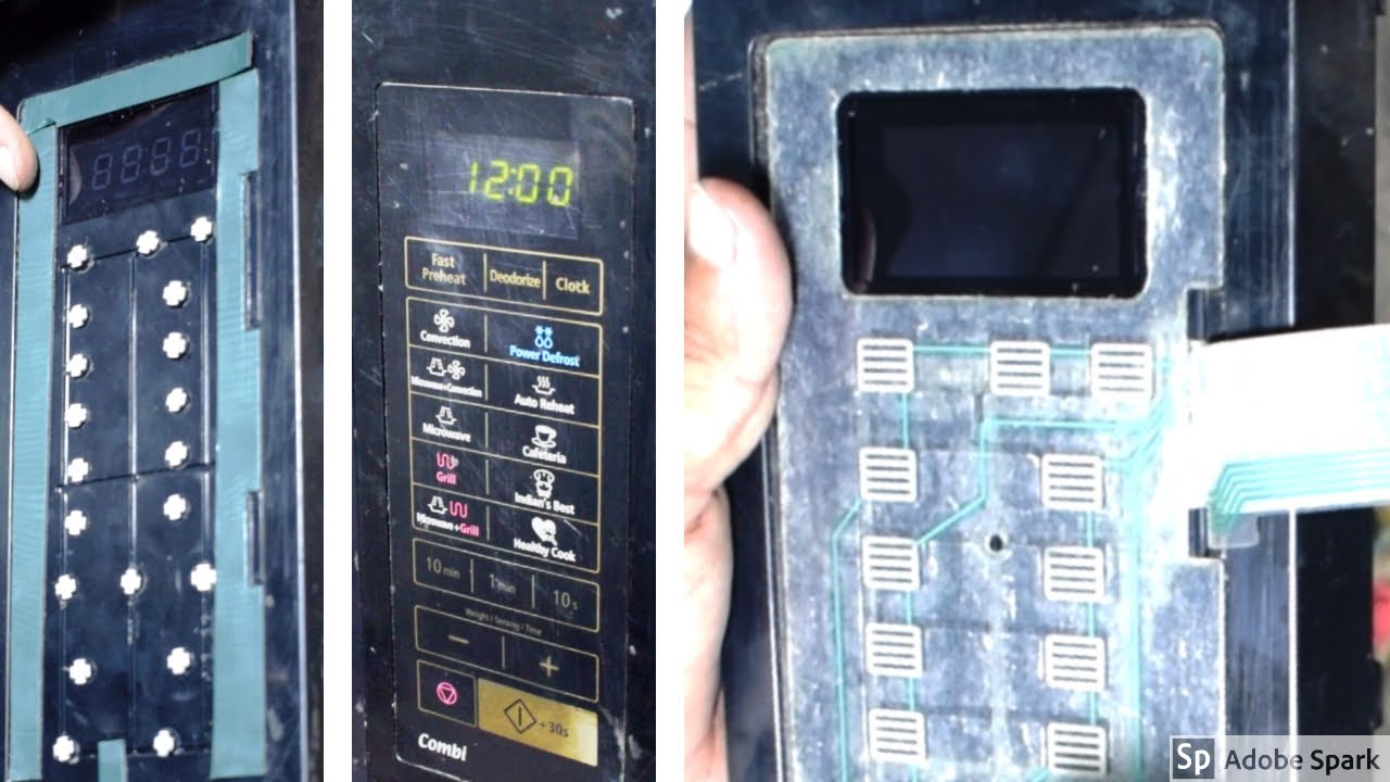 How To Repair Microwave Oven Touch Pad - YouTube