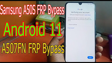 Samsung A50S FRP Bypass Android 11 A507FN FRP Bypass