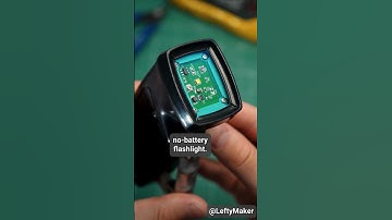 I added a supercapacitor to the no-battery flashlight