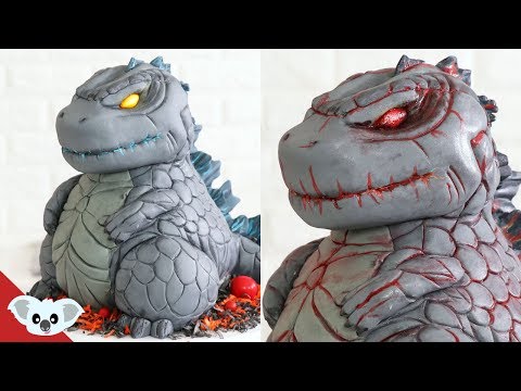 GODZILLA CAKE | King of Monsters Birthday Party| Cake Art | Koalipops