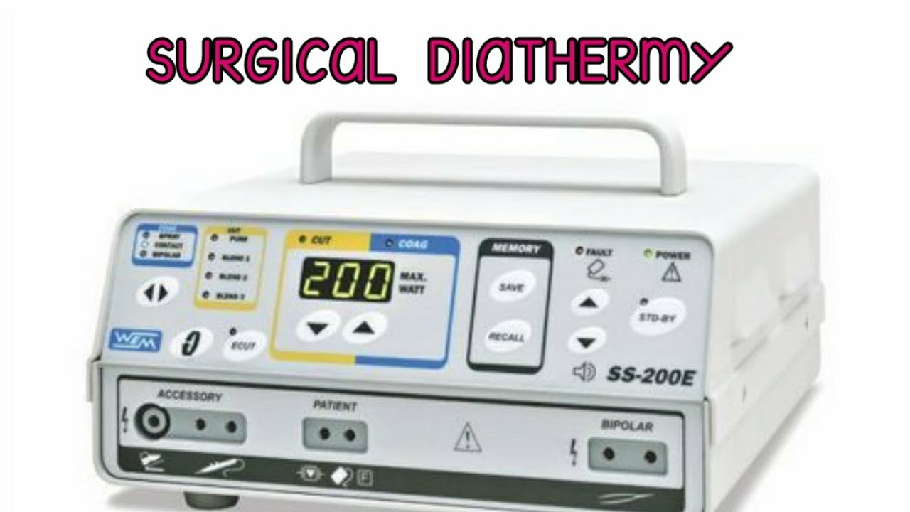 Surgical diathermy 📺 Wem cautery machine How to check cautery