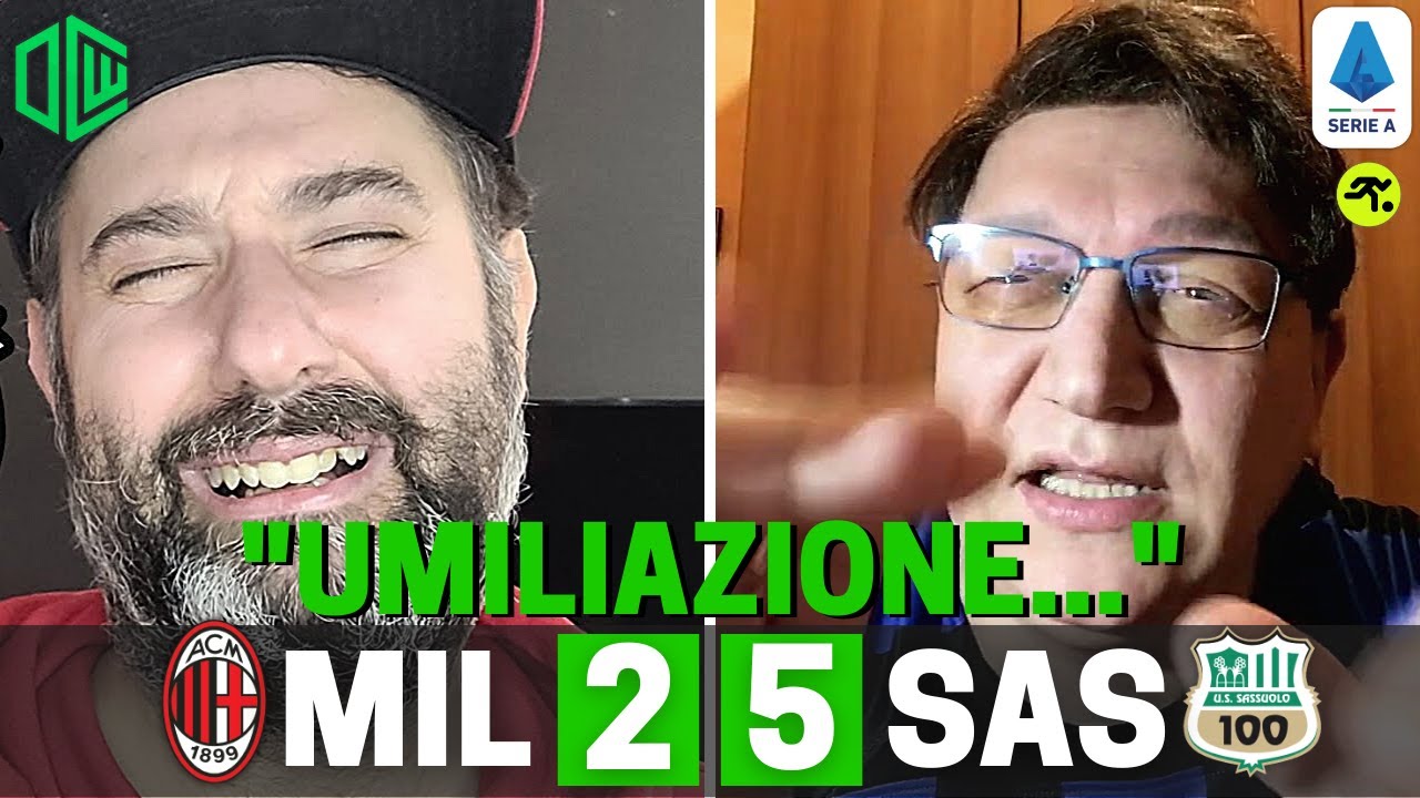 MILAN SASSUOLO 2-5 | MILANISTI DISPERATI: “UNA VERGOGNA STORICA” | TIFOSIAMO
