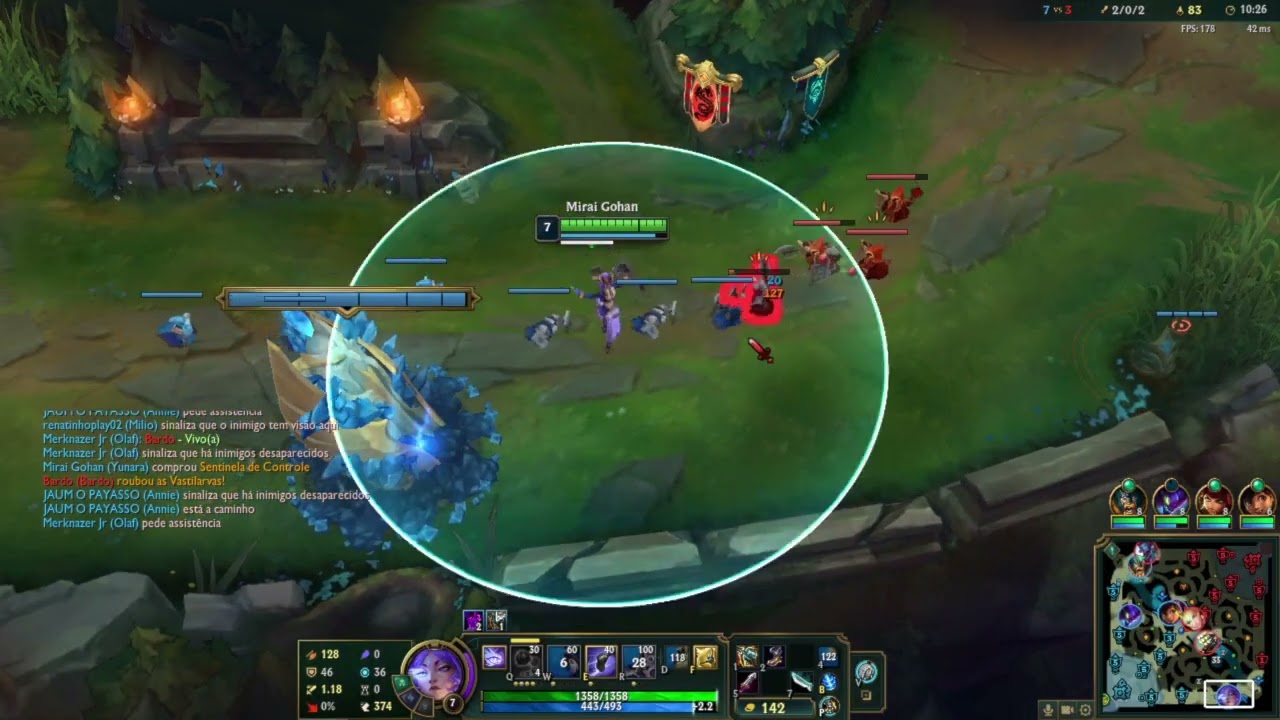 Mirai Gohan Super Sayajin League of Legends #01