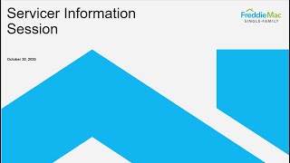 Webinar Playback: Servicer Information Session (October 30, 2025)