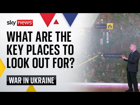 Ukraine war: robotyne and other important places to look out for