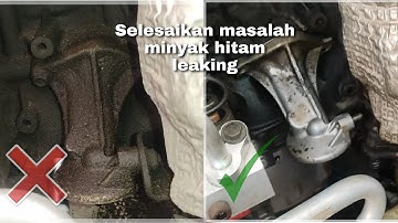 punca minyak enjin motosikal leaking