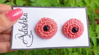 Crochet Earrings tutorial (hindi)