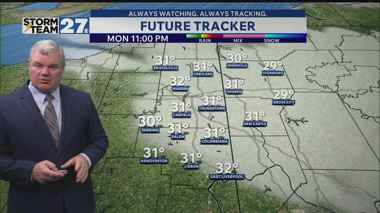 Mild temperatures for your Tuesday - YouTube