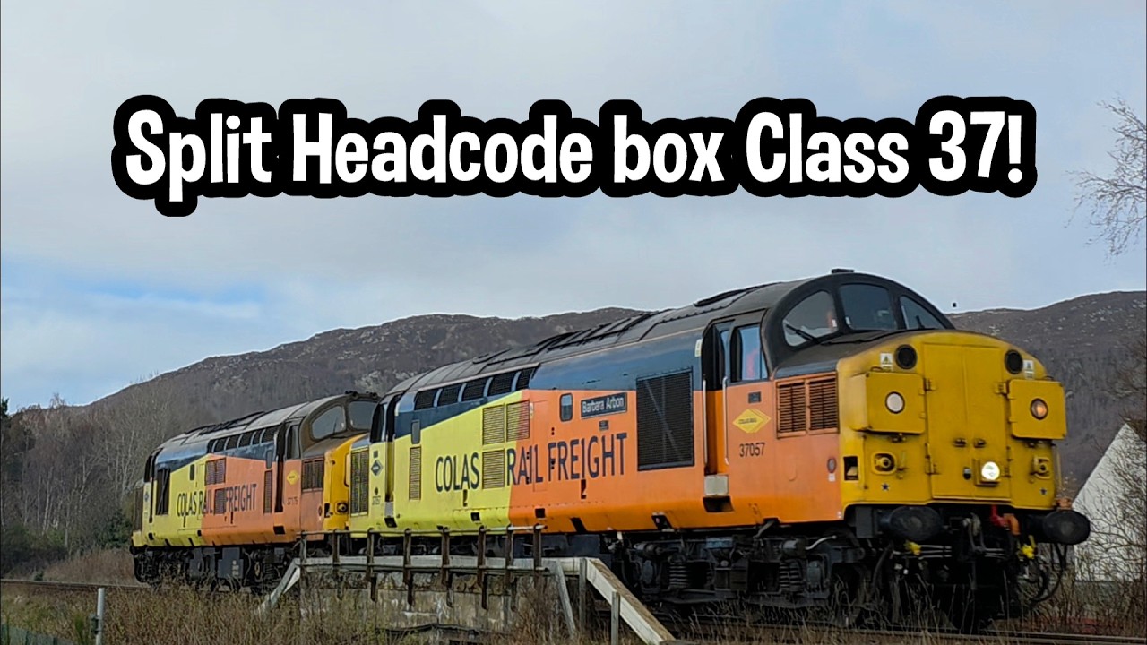 Split headcode box Class 37 on snowplough retrieval duties and more ...