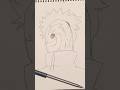 Obito Uchiha Drawing | Naruto Shippuden Anime Art | Speed Drawing #art #drawing #youtubeshorts #yt