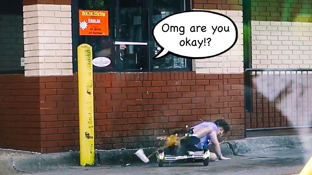 Hoverboard Drive Thru Prank!