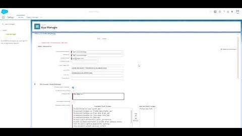 Salesforce Connected Apps