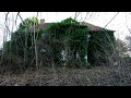 Abandoned house with secret underground rooms