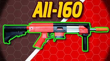 The ALL 160: The Thinnest 3D Printed Blaster Around