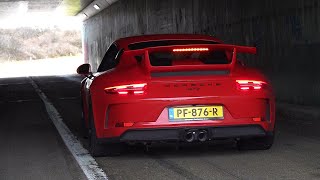 Porsche 991 GT3 with LOUD Akrapovic Exhaust  Start, Revs & Accelerations!