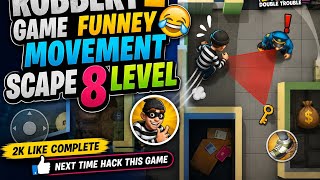 😂 Robbery Bob 2 Funny Escape Gameplay 🤣 | #comedy  Level 8 Complete | #Trending #Gaming #viral  screenshot 4