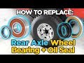 Install Toyota Rear Axle Bearing, Oil Seal - WITHOUT a Press!