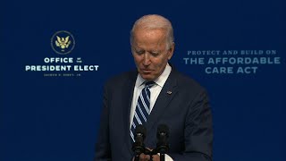 Biden says transition will move on, despite Trump