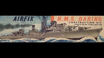 Airfix 1:600 HMS Daring