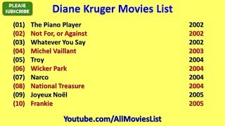 Diane Kruger Movies List