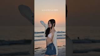 this is your sign to take pics at the beach during sunset 🙂‍↕️ #fyp #shorts #explore #sunset #beach